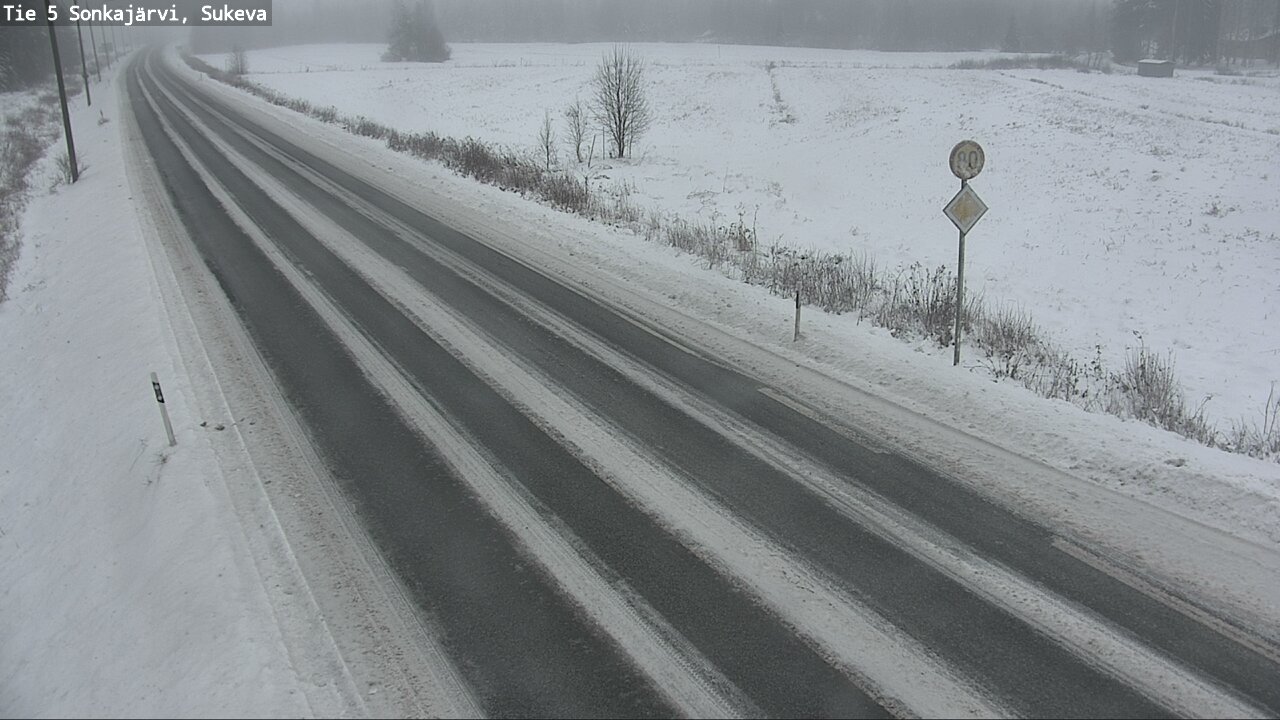 Weather Camera Image Road 5 Sonkajärvi, Sukeva, Sonkajärvi, Pohjois-Savo