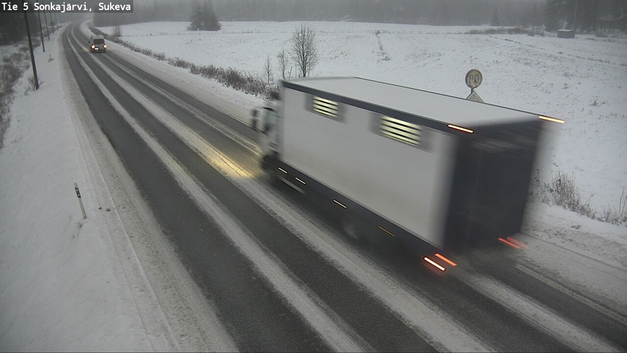 Weather Camera Image Road 5 Sonkajärvi, Sukeva, Sonkajärvi, Pohjois-Savo