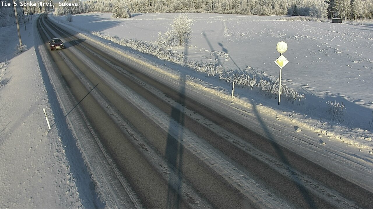 Weather Camera Image Väg 5 Sonkajärvi, Sukeva, Sonkajärvi, Pohjois-Savo