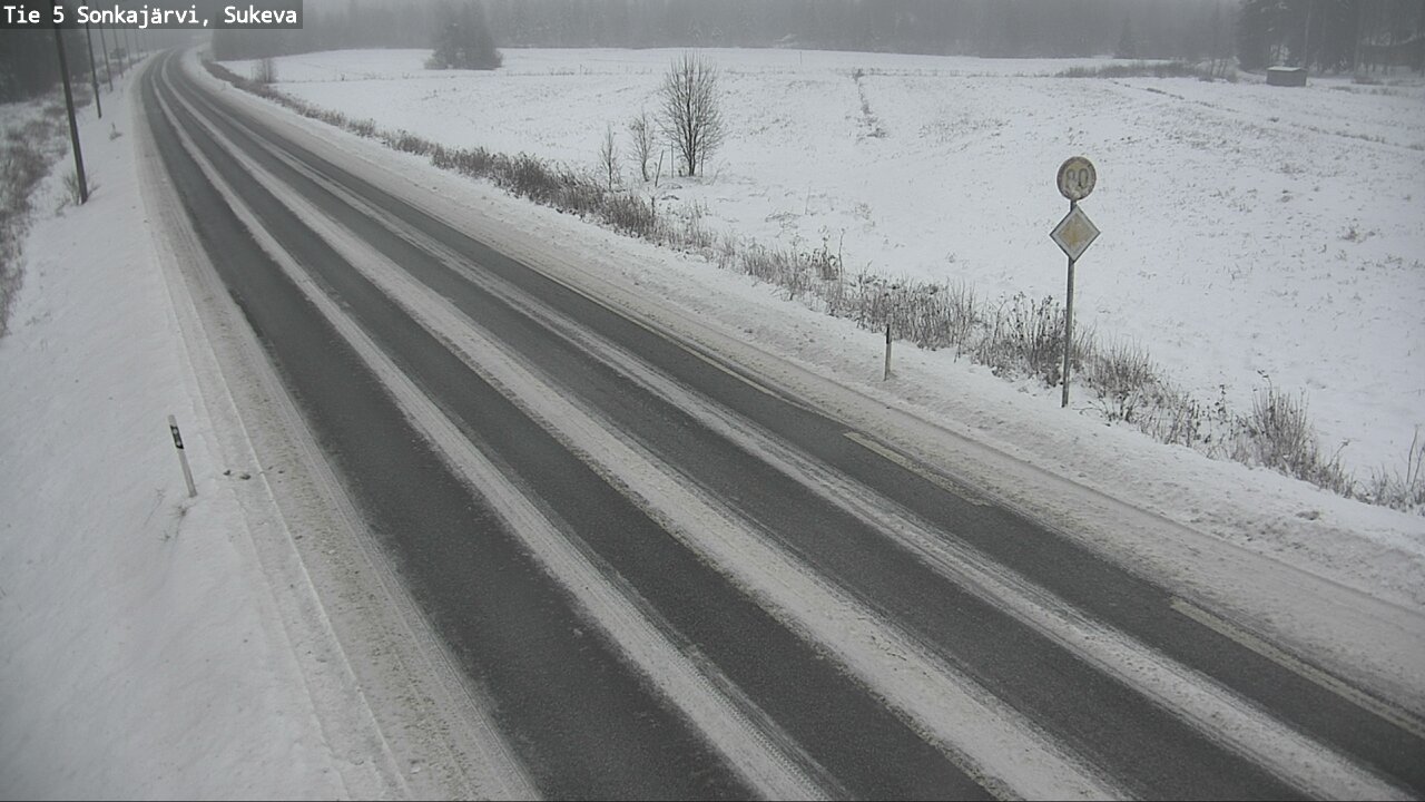 Weather Camera Image Road 5 Sonkajärvi, Sukeva, Sonkajärvi, Pohjois-Savo