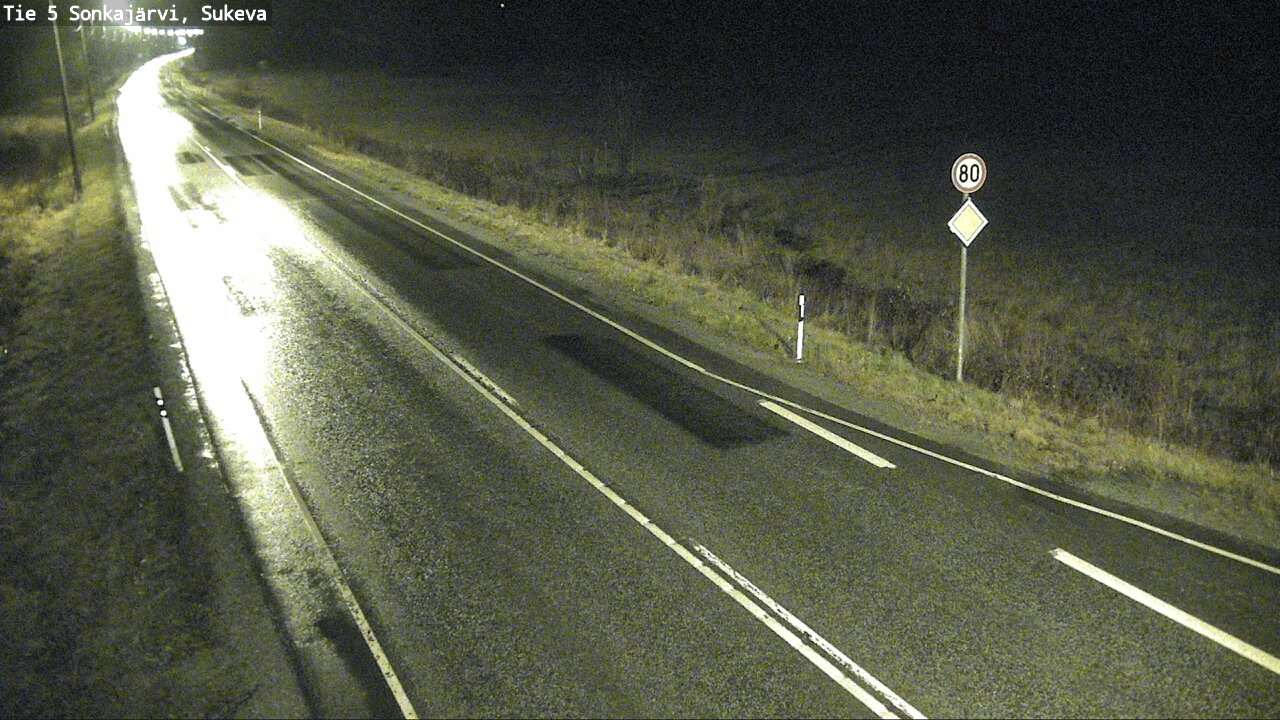 Weather Camera Image Road 5 Sonkajärvi, Sukeva, Sonkajärvi, Pohjois-Savo