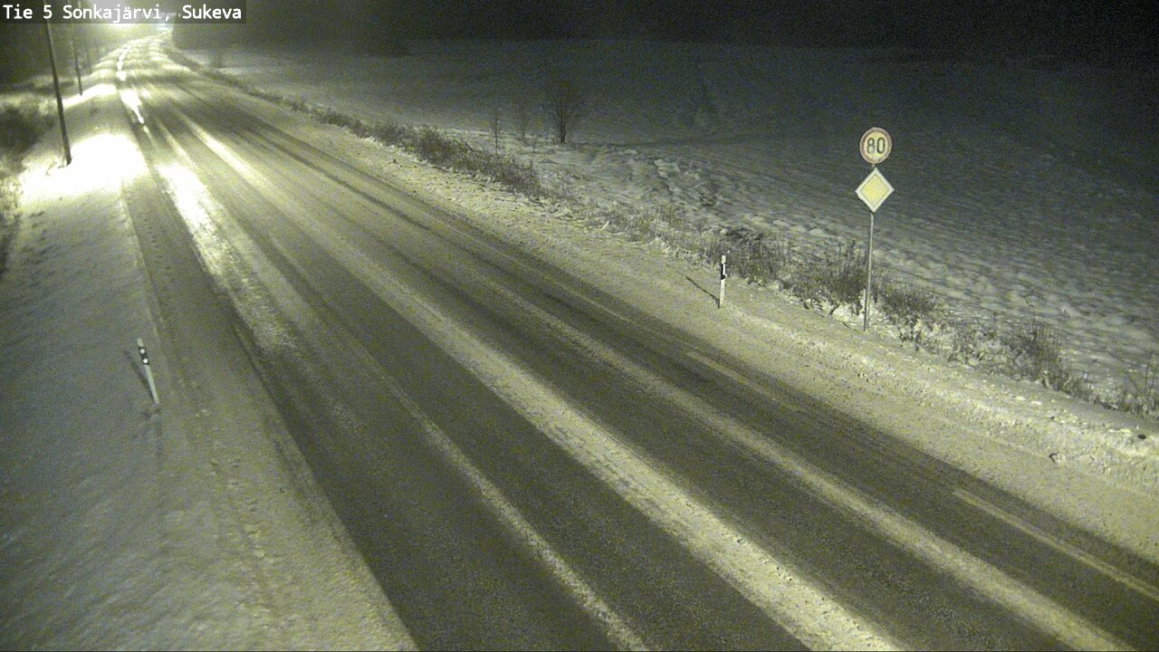 Weather Camera Image Road 5 Sonkajärvi, Sukeva, Sonkajärvi, Pohjois-Savo