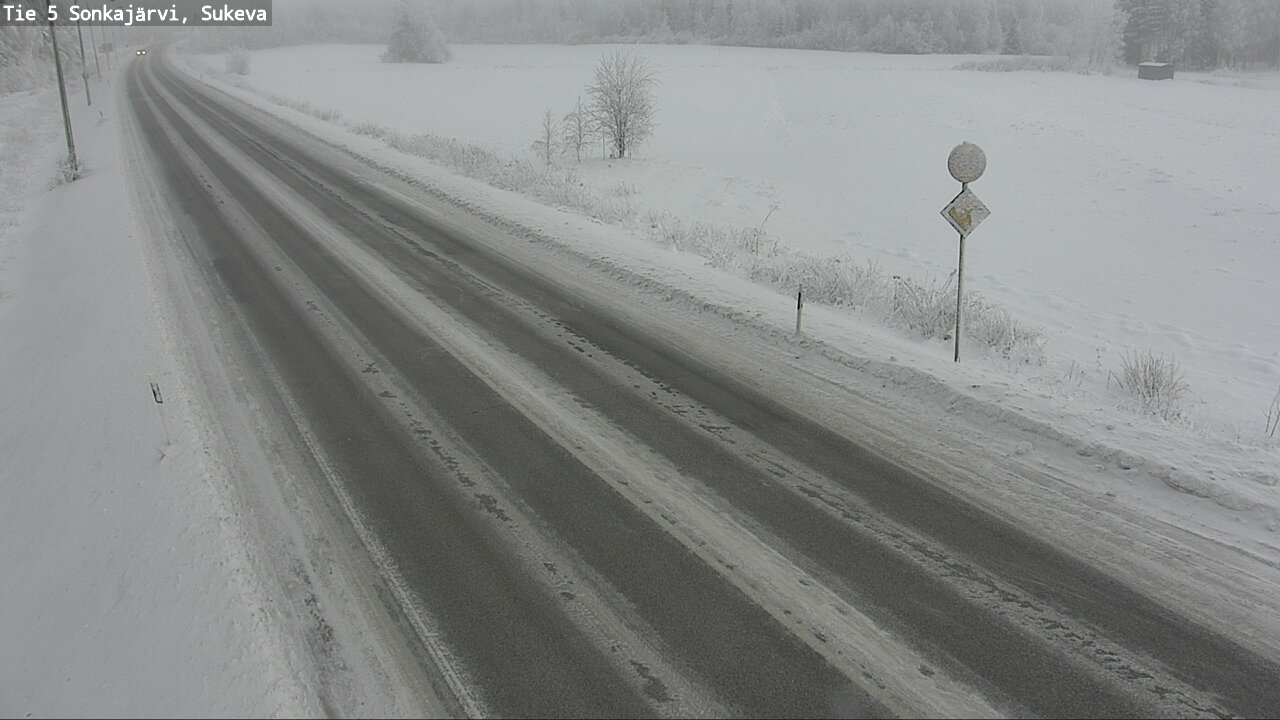 Weather Camera Image Väg 5 Sonkajärvi, Sukeva, Sonkajärvi, Pohjois-Savo