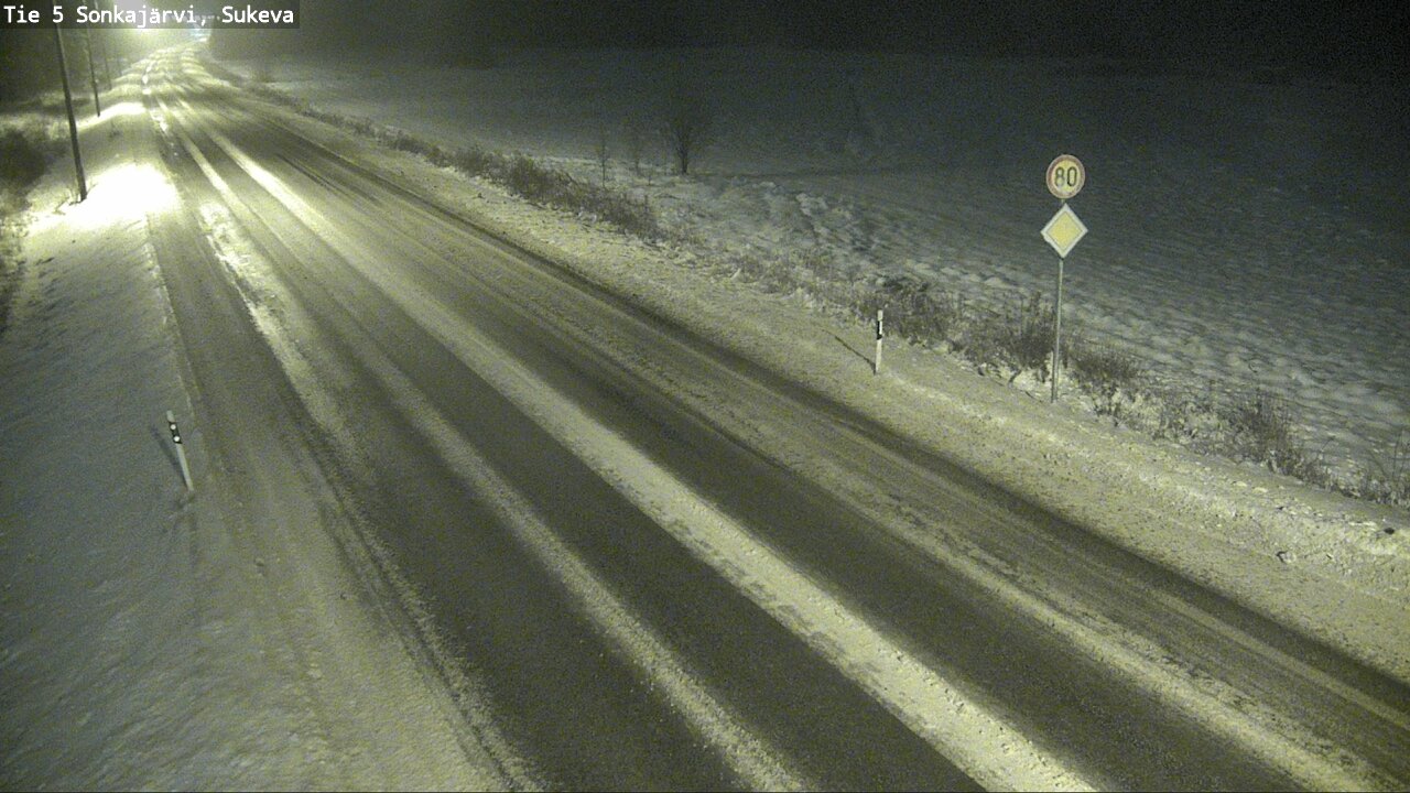Weather Camera Image Road 5 Sonkajärvi, Sukeva, Sonkajärvi, Pohjois-Savo
