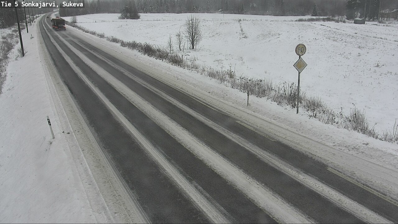 Weather Camera Image Road 5 Sonkajärvi, Sukeva, Sonkajärvi, Pohjois-Savo