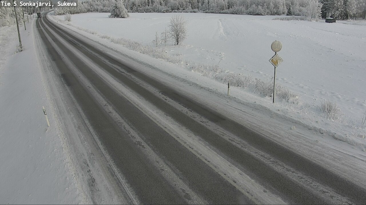 Weather Camera Image Väg 5 Sonkajärvi, Sukeva, Sonkajärvi, Pohjois-Savo