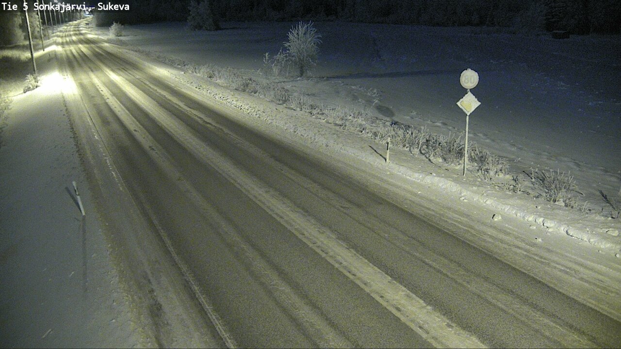 Weather Camera Image Road 5 Sonkajärvi, Sukeva, Sonkajärvi, Pohjois-Savo