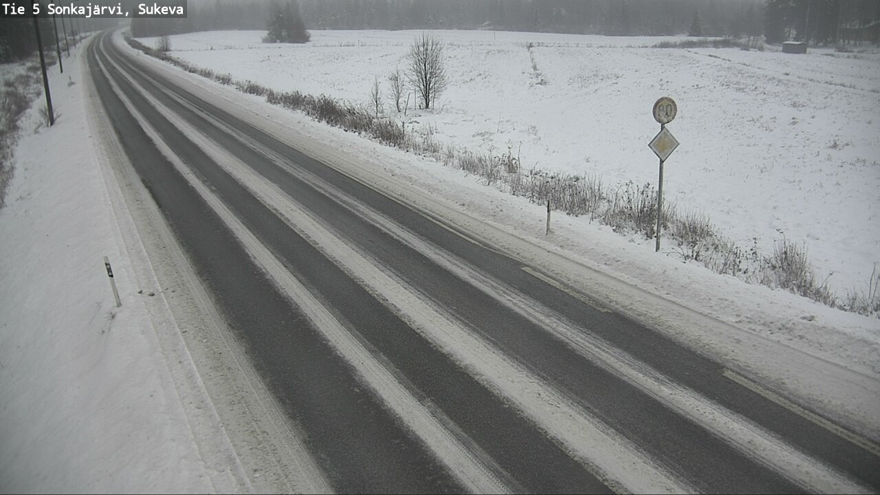 Weather Camera Image Road 5 Sonkajärvi, Sukeva, Sonkajärvi, Pohjois-Savo