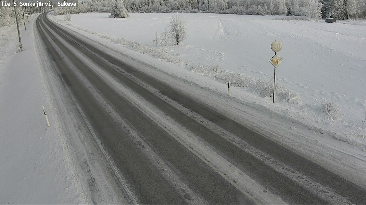 Weather Camera Image Väg 5 Sonkajärvi, Sukeva, Sonkajärvi, Pohjois-Savo