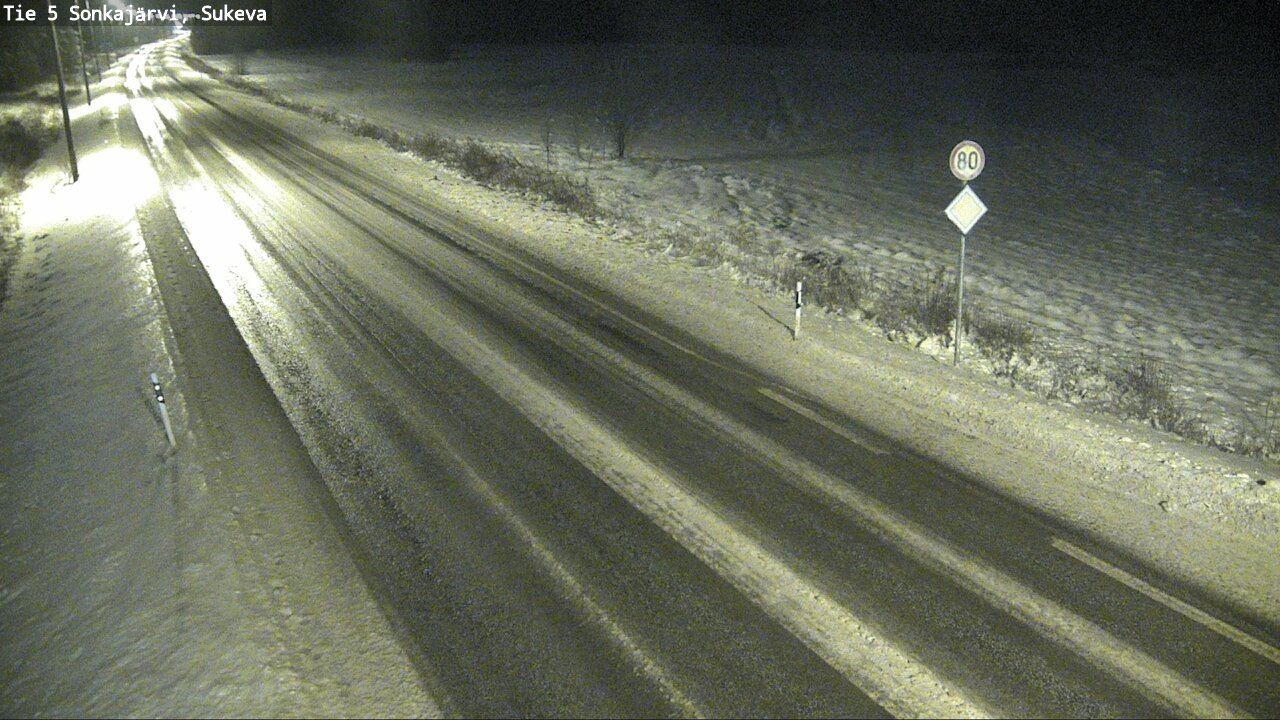 Weather Camera Image Road 5 Sonkajärvi, Sukeva, Sonkajärvi, Pohjois-Savo