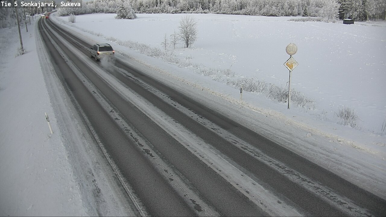 Weather Camera Image Väg 5 Sonkajärvi, Sukeva, Sonkajärvi, Pohjois-Savo