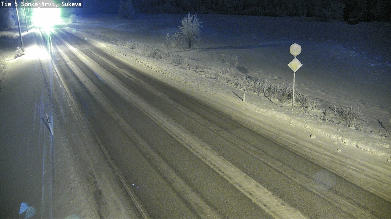 Weather Camera Image Väg 5 Sonkajärvi, Sukeva, Sonkajärvi, Pohjois-Savo