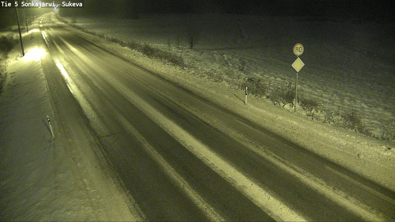 Weather Camera Image Road 5 Sonkajärvi, Sukeva, Sonkajärvi, Pohjois-Savo