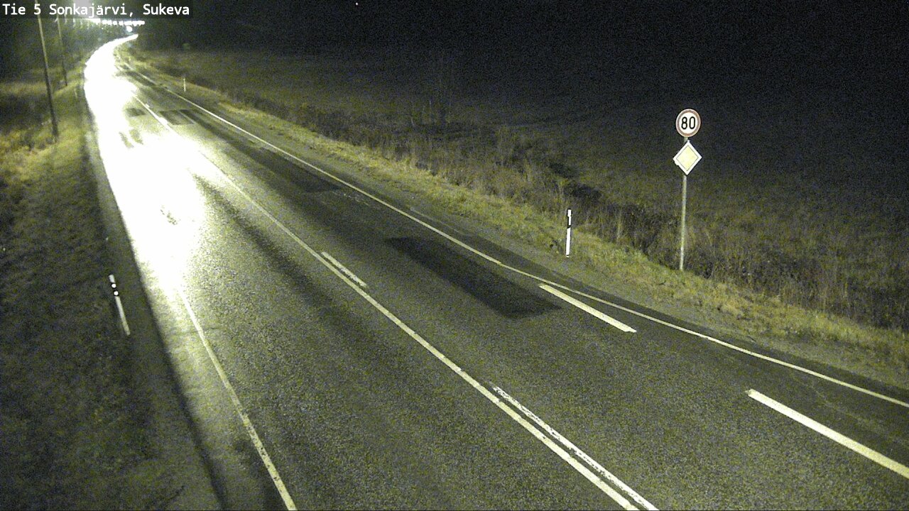 Weather Camera Image Road 5 Sonkajärvi, Sukeva, Sonkajärvi, Pohjois-Savo
