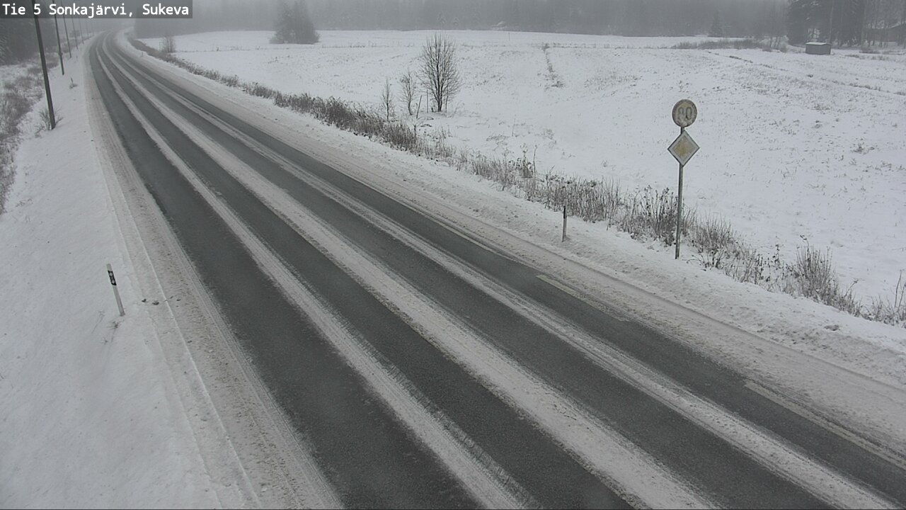 Weather Camera Image Road 5 Sonkajärvi, Sukeva, Sonkajärvi, Pohjois-Savo