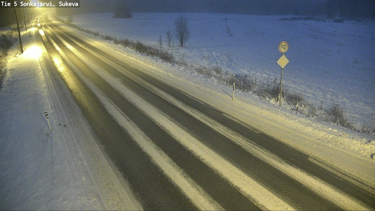 Weather Camera Image Road 5 Sonkajärvi, Sukeva, Sonkajärvi, Pohjois-Savo