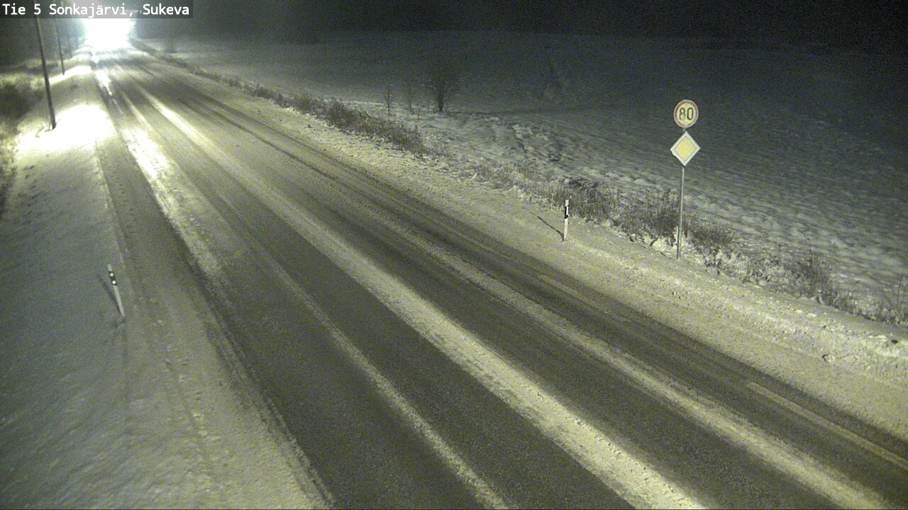 Weather Camera Image Road 5 Sonkajärvi, Sukeva, Sonkajärvi, Pohjois-Savo