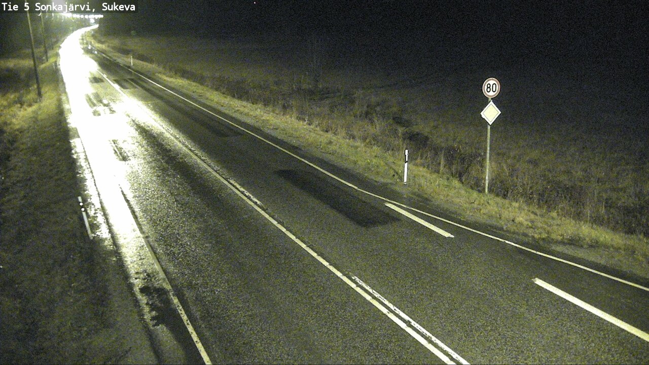 Weather Camera Image Väg 5 Sonkajärvi, Sukeva, Sonkajärvi, Pohjois-Savo