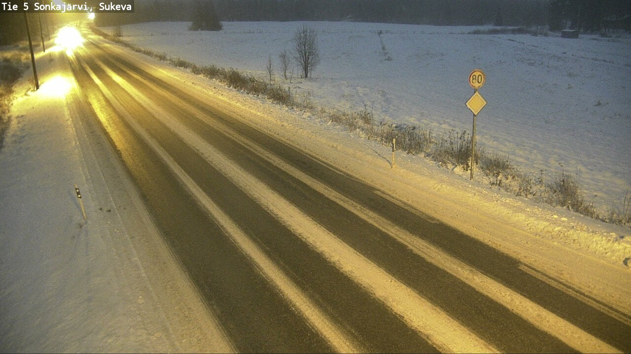 Weather Camera Image Road 5 Sonkajärvi, Sukeva, Sonkajärvi, Pohjois-Savo