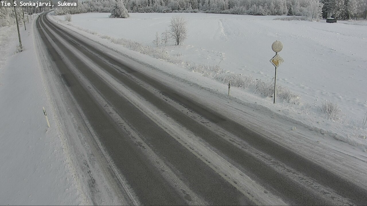 Weather Camera Image Väg 5 Sonkajärvi, Sukeva, Sonkajärvi, Pohjois-Savo