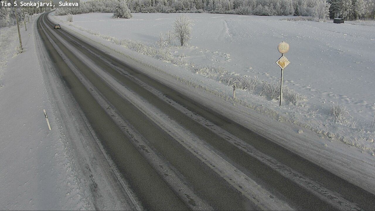Weather Camera Image Väg 5 Sonkajärvi, Sukeva, Sonkajärvi, Pohjois-Savo