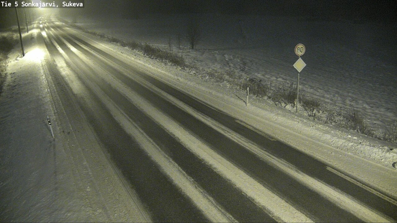 Weather Camera Image Road 5 Sonkajärvi, Sukeva, Sonkajärvi, Pohjois-Savo