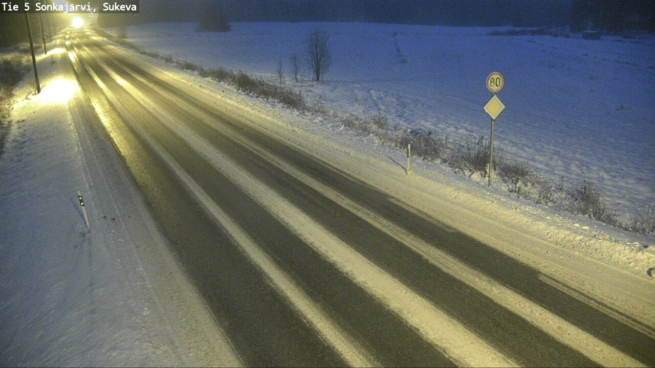 Weather Camera Image Road 5 Sonkajärvi, Sukeva, Sonkajärvi, Pohjois-Savo