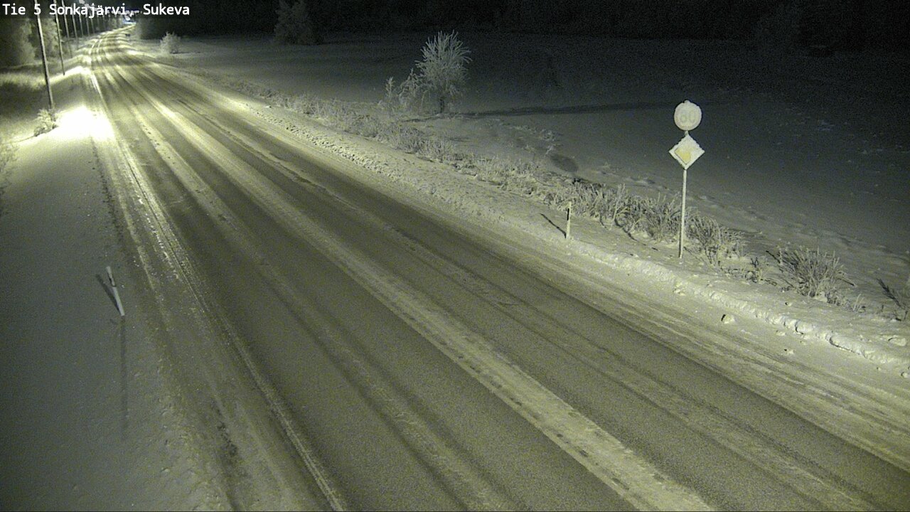 Weather Camera Image Väg 5 Sonkajärvi, Sukeva, Sonkajärvi, Pohjois-Savo