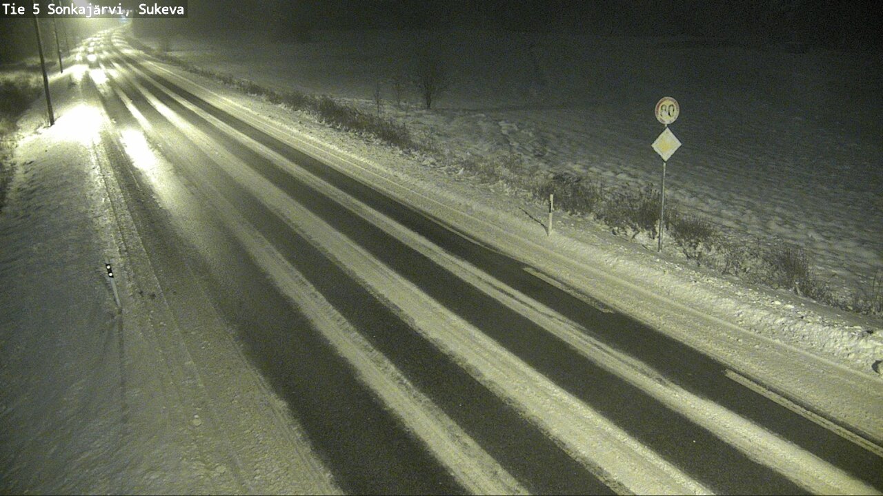 Weather Camera Image Road 5 Sonkajärvi, Sukeva, Sonkajärvi, Pohjois-Savo