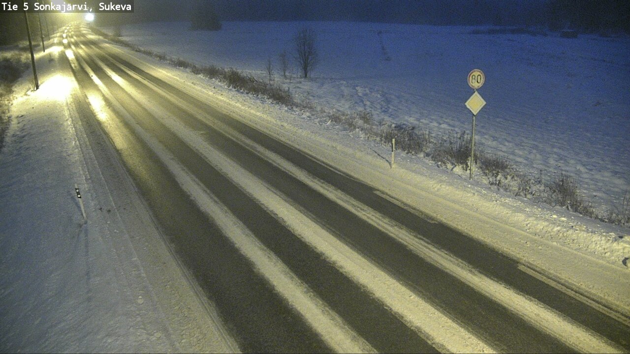 Weather Camera Image Road 5 Sonkajärvi, Sukeva, Sonkajärvi, Pohjois-Savo
