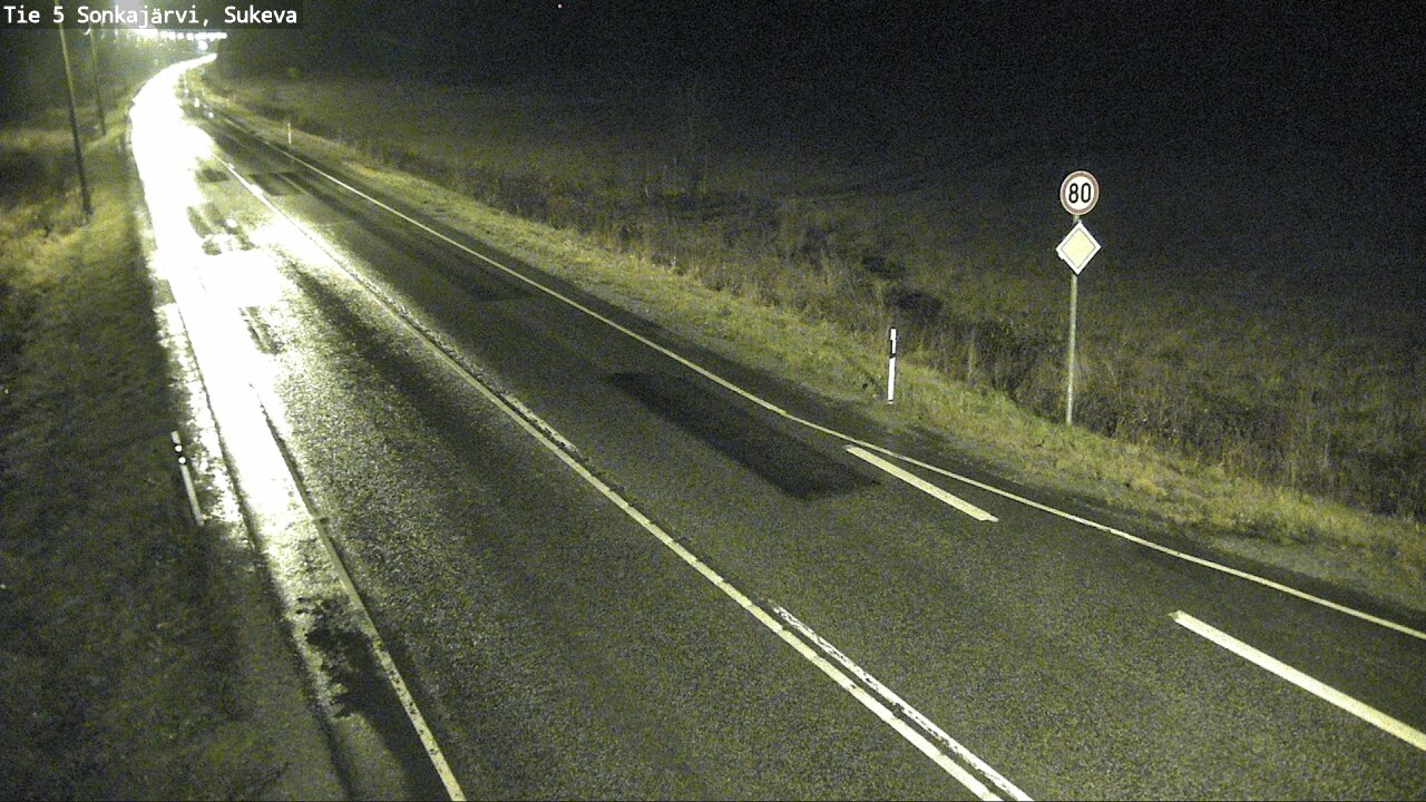 Weather Camera Image Väg 5 Sonkajärvi, Sukeva, Sonkajärvi, Pohjois-Savo