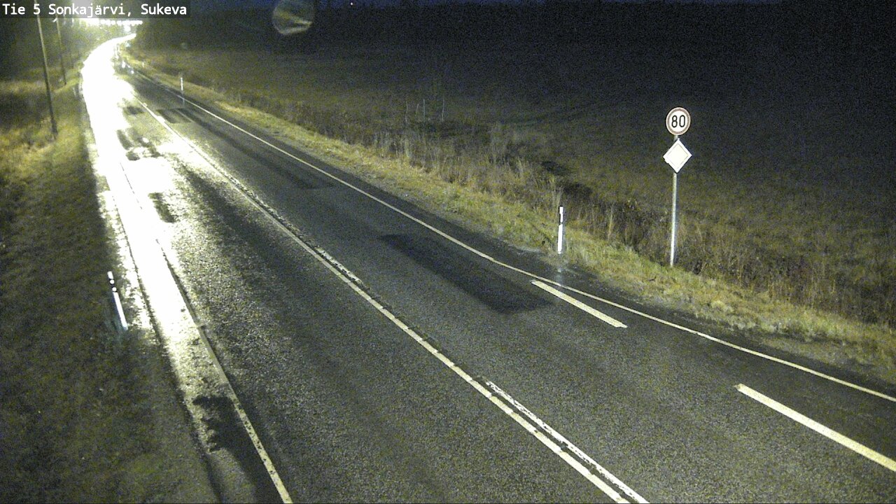 Weather Camera Image Väg 5 Sonkajärvi, Sukeva, Sonkajärvi, Pohjois-Savo