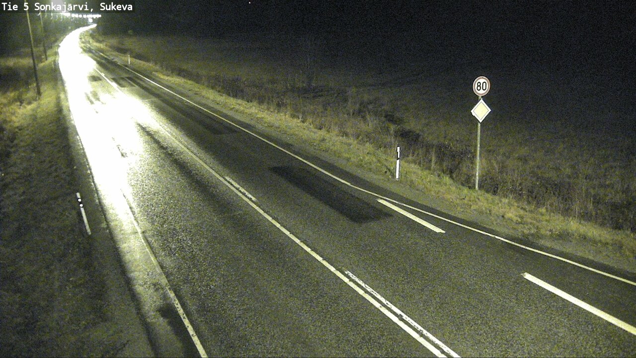 Weather Camera Image Road 5 Sonkajärvi, Sukeva, Sonkajärvi, Pohjois-Savo