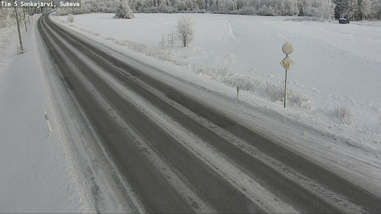 Weather Camera Image Väg 5 Sonkajärvi, Sukeva, Sonkajärvi, Pohjois-Savo
