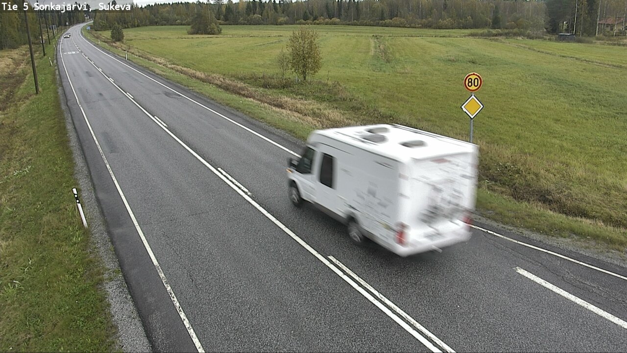 Weather Camera Image Road 5 Sonkajärvi, Sukeva, Sonkajärvi, Pohjois-Savo