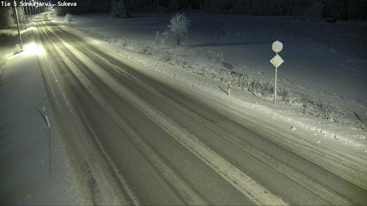 Weather Camera Image Road 5 Sonkajärvi, Sukeva, Sonkajärvi, Pohjois-Savo