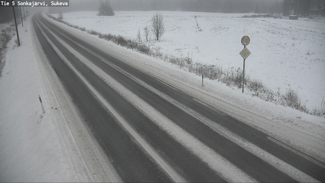 Weather Camera Image Road 5 Sonkajärvi, Sukeva, Sonkajärvi, Pohjois-Savo