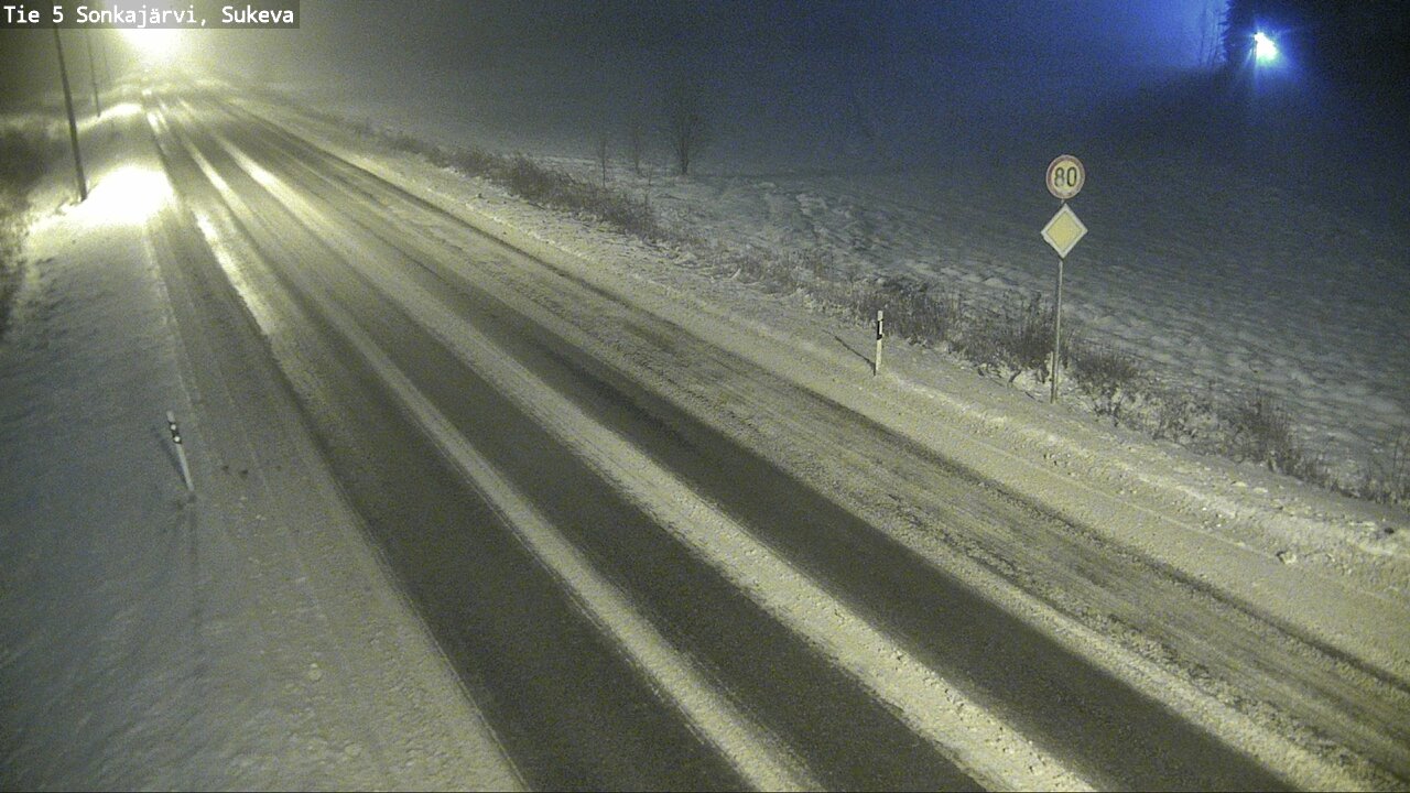 Weather Camera Image Road 5 Sonkajärvi, Sukeva, Sonkajärvi, Pohjois-Savo