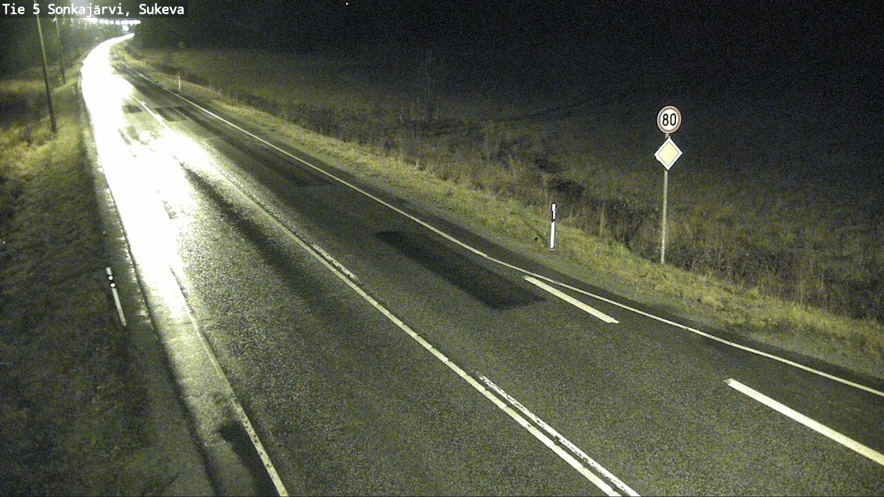 Weather Camera Image Road 5 Sonkajärvi, Sukeva, Sonkajärvi, Pohjois-Savo