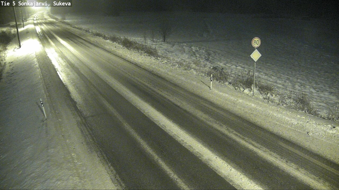 Weather Camera Image Road 5 Sonkajärvi, Sukeva, Sonkajärvi, Pohjois-Savo