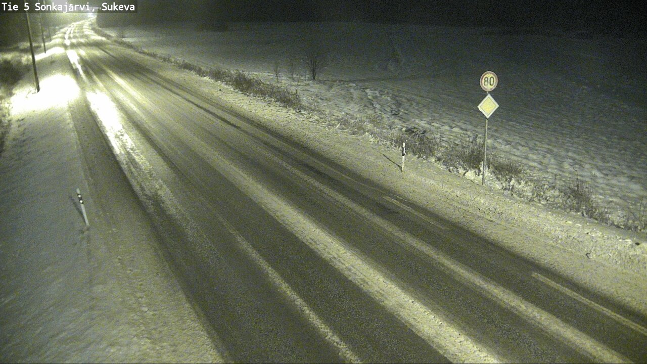 Weather Camera Image Road 5 Sonkajärvi, Sukeva, Sonkajärvi, Pohjois-Savo