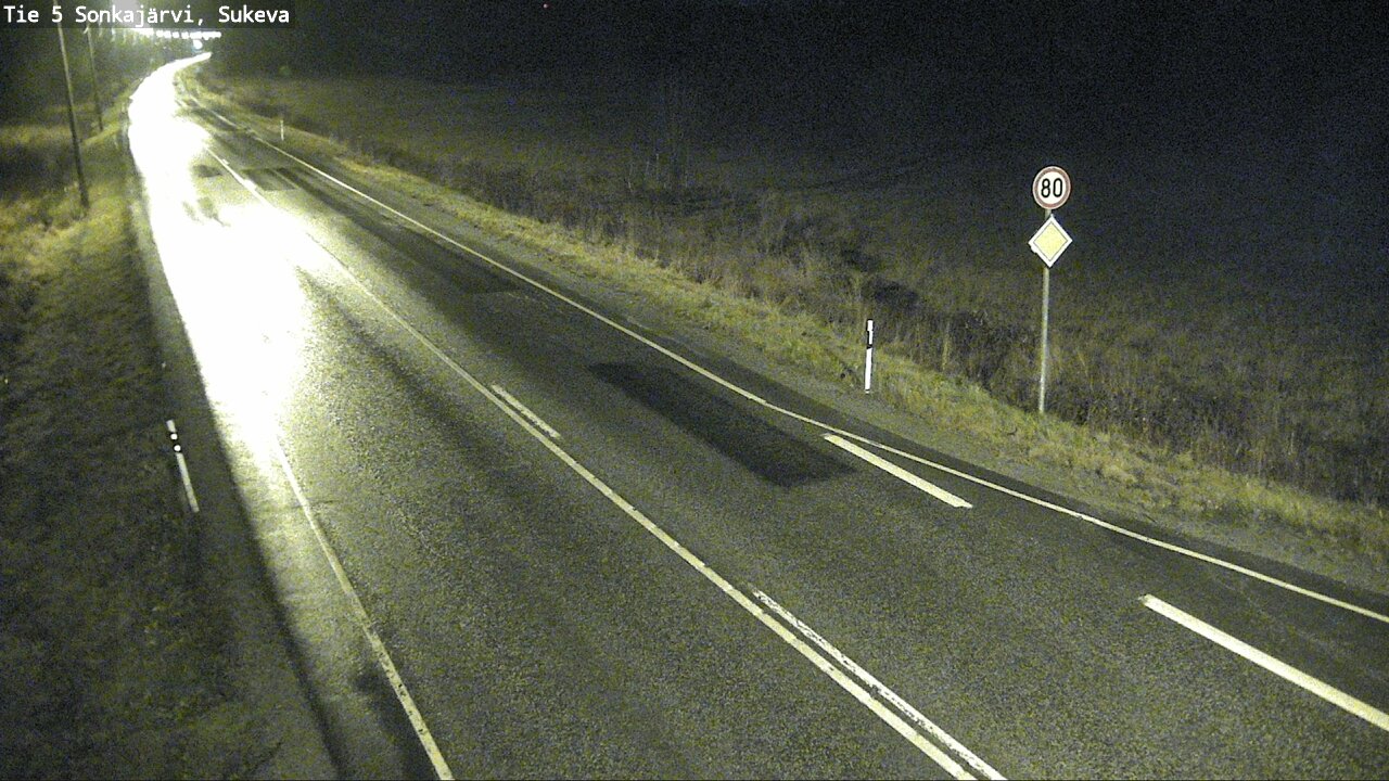 Weather Camera Image Road 5 Sonkajärvi, Sukeva, Sonkajärvi, Pohjois-Savo