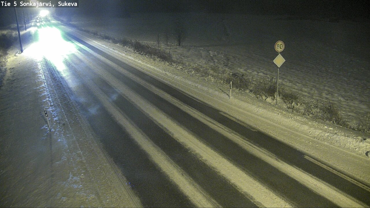 Weather Camera Image Road 5 Sonkajärvi, Sukeva, Sonkajärvi, Pohjois-Savo