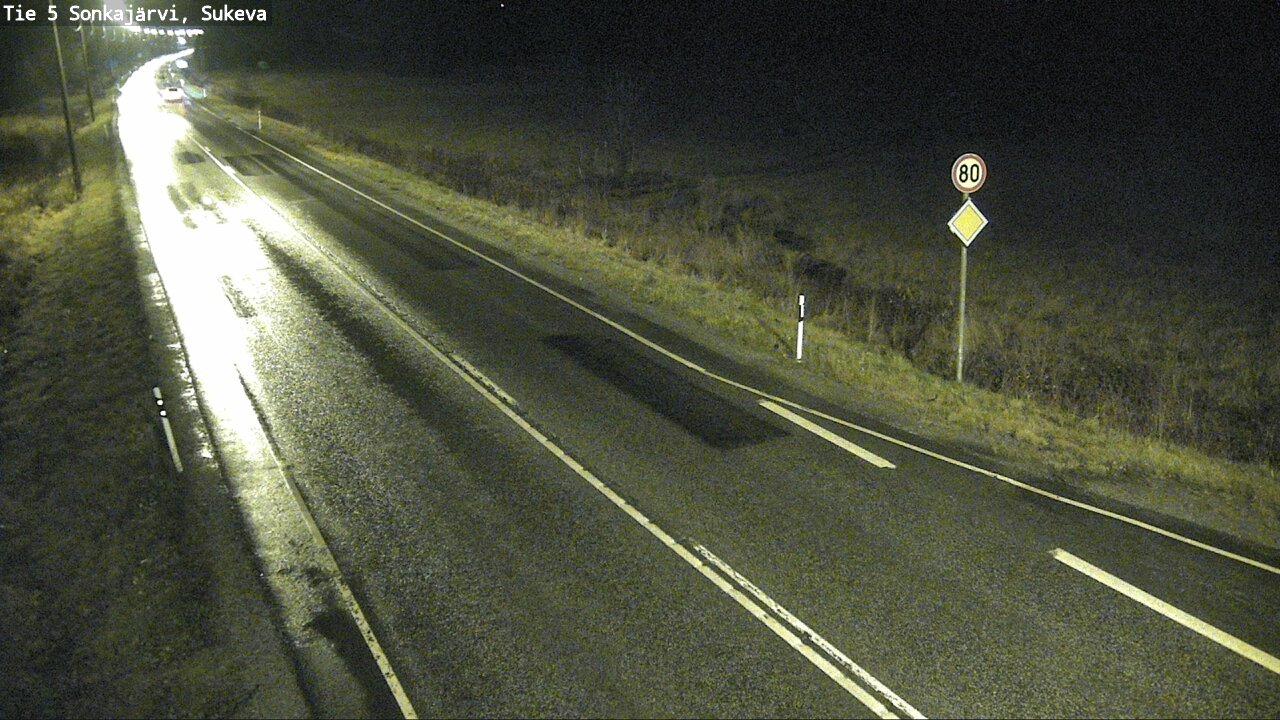 Weather Camera Image Road 5 Sonkajärvi, Sukeva, Sonkajärvi, Pohjois-Savo