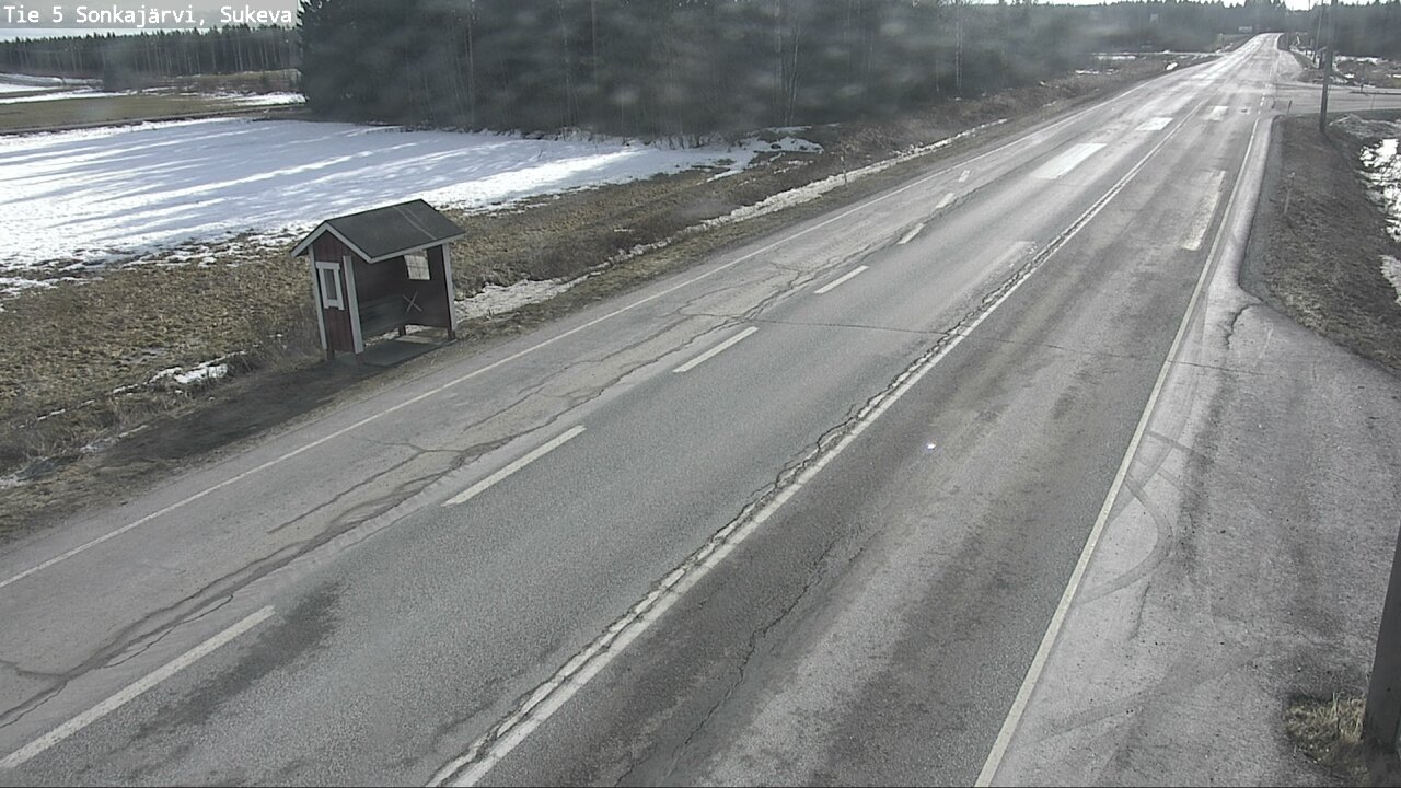Weather Camera Image Road 5 Sonkajärvi, Sukeva, Sonkajärvi, Pohjois-Savo