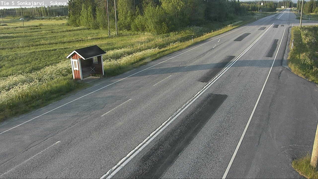 Weather Camera Image Road 5 Sonkajärvi, Sukeva, Sonkajärvi, Pohjois-Savo