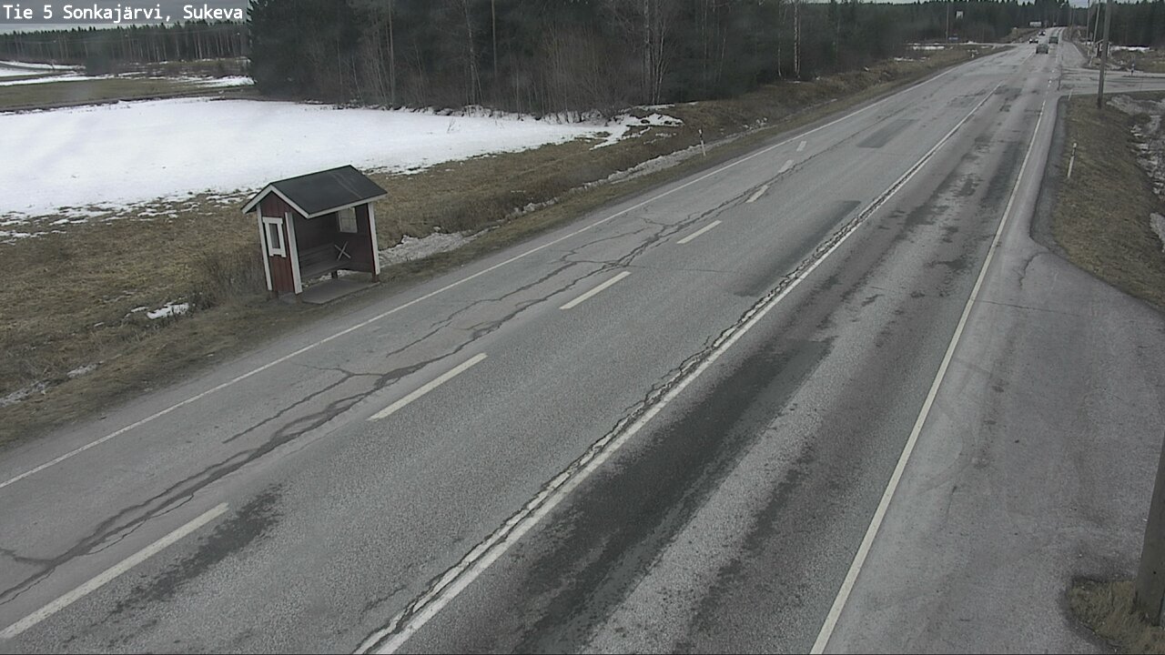 Weather Camera Image Road 5 Sonkajärvi, Sukeva, Sonkajärvi, Pohjois-Savo