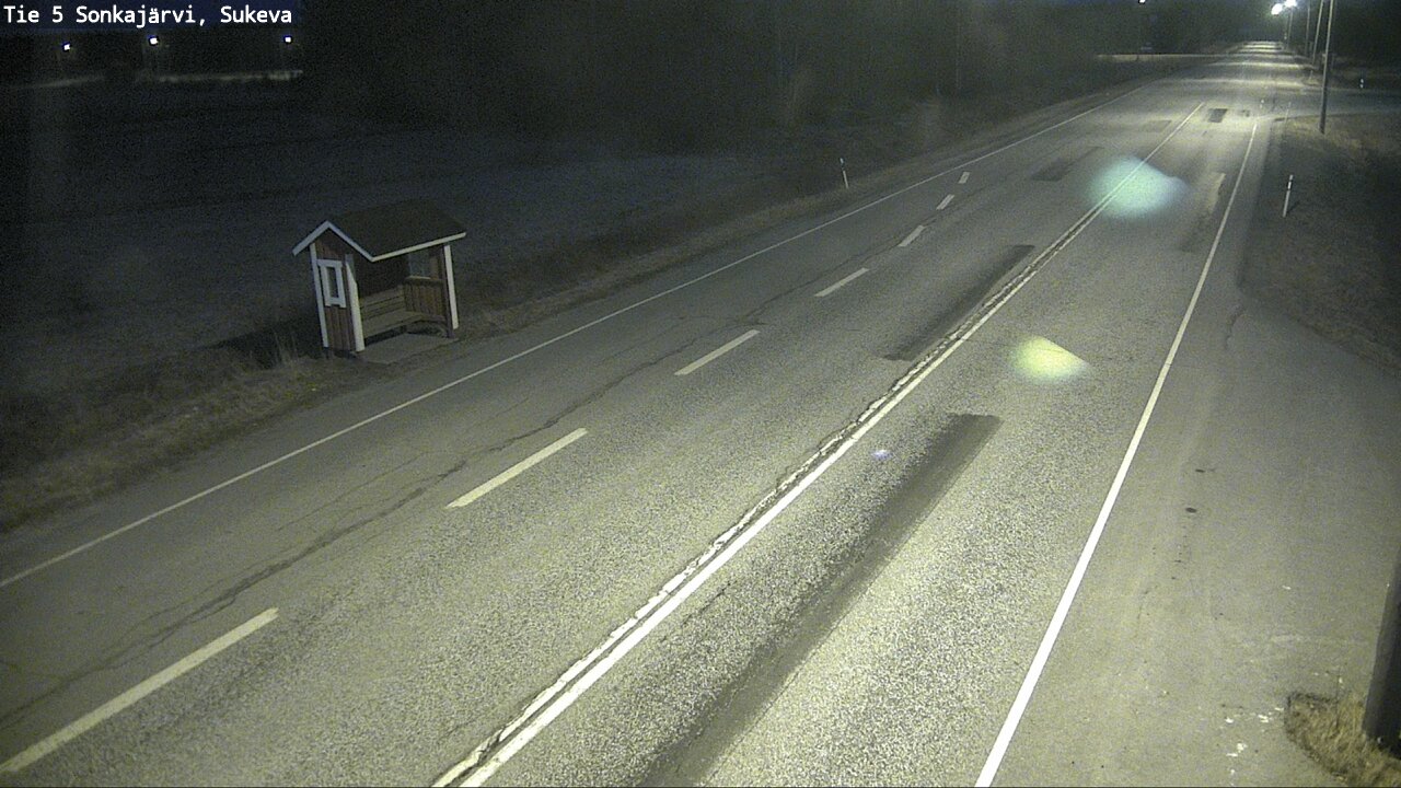 Weather Camera Image Väg 5 Sonkajärvi, Sukeva, Sonkajärvi, Pohjois-Savo