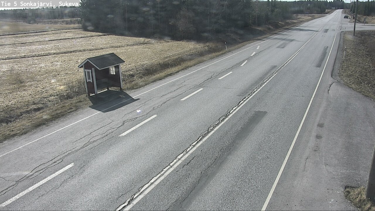 Weather Camera Image Väg 5 Sonkajärvi, Sukeva, Sonkajärvi, Pohjois-Savo