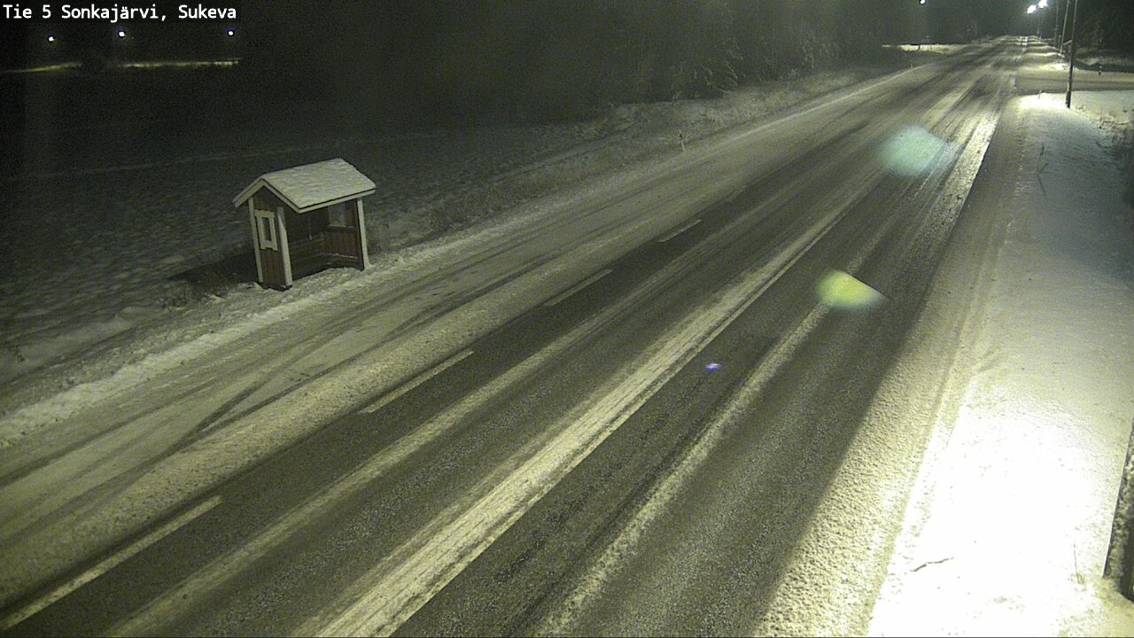 Weather Camera Image Väg 5 Sonkajärvi, Sukeva, Sonkajärvi, Pohjois-Savo